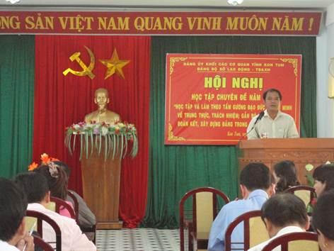 Hội nghị "Học tập và làm theo tấm gương đạo đức Hồ Chí Minh", chuyên đề năm 2015